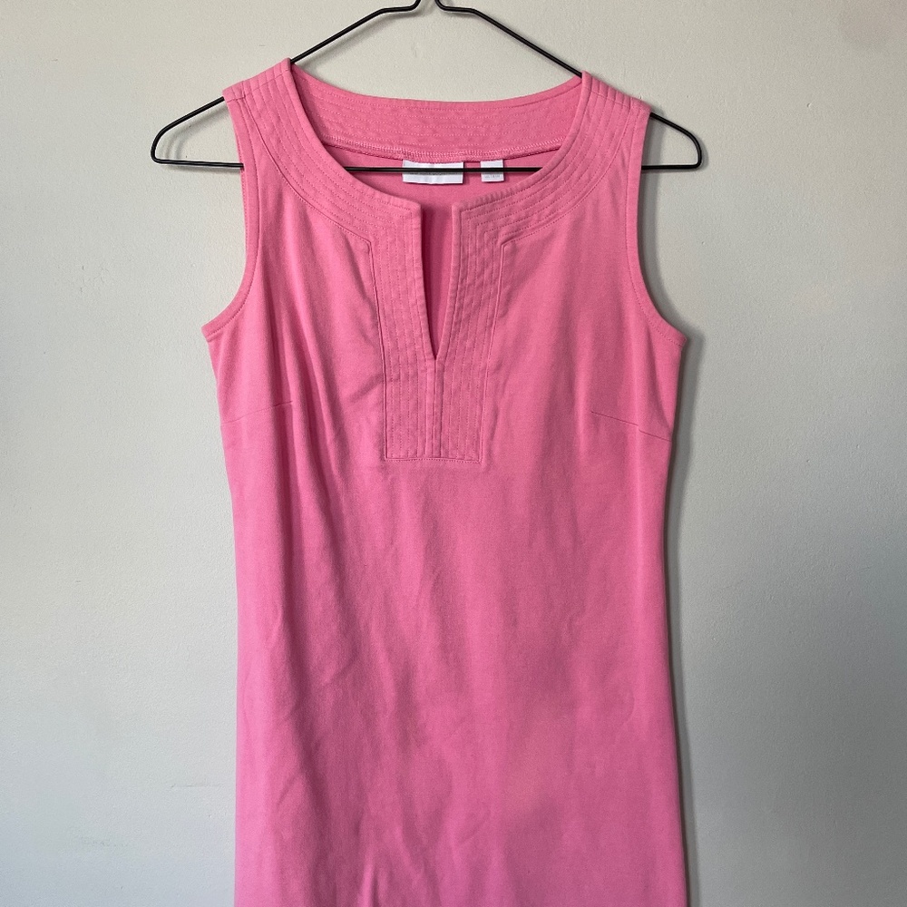 NY&CO Bubblegum Pink Cotton Shift Dress | XS